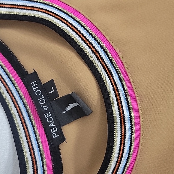 Peace of Cloth The Cocoon Top, dark Taupe color, size L - Picture 8 of 10